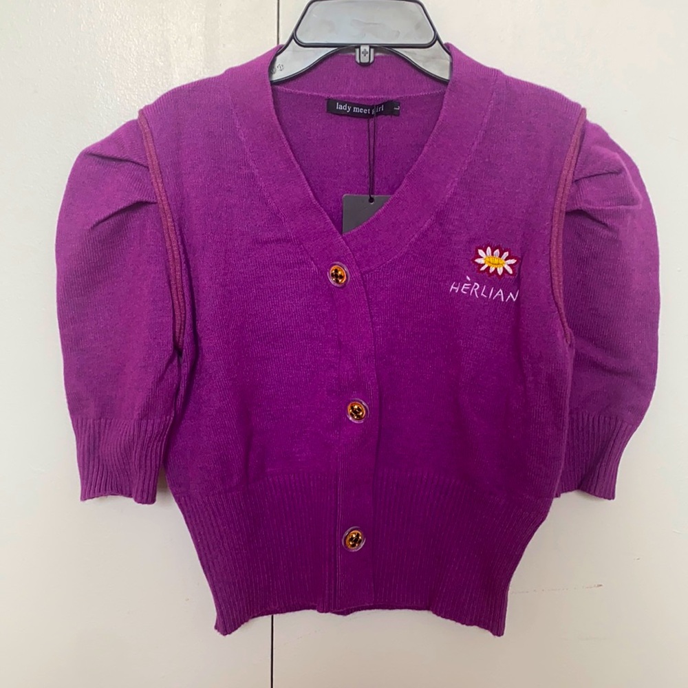 new women knitwear top size L（but better for size4）